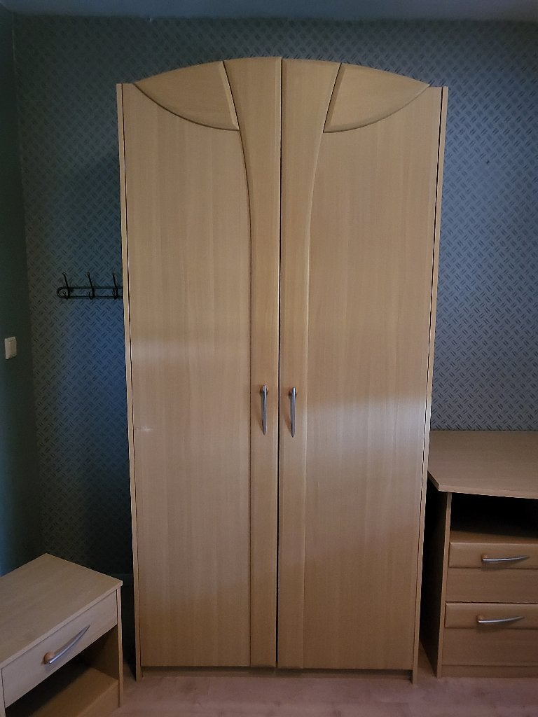 Kledingkast, Ophalen, Gebruikt, 100 tot 150 cm, Met plank(en)