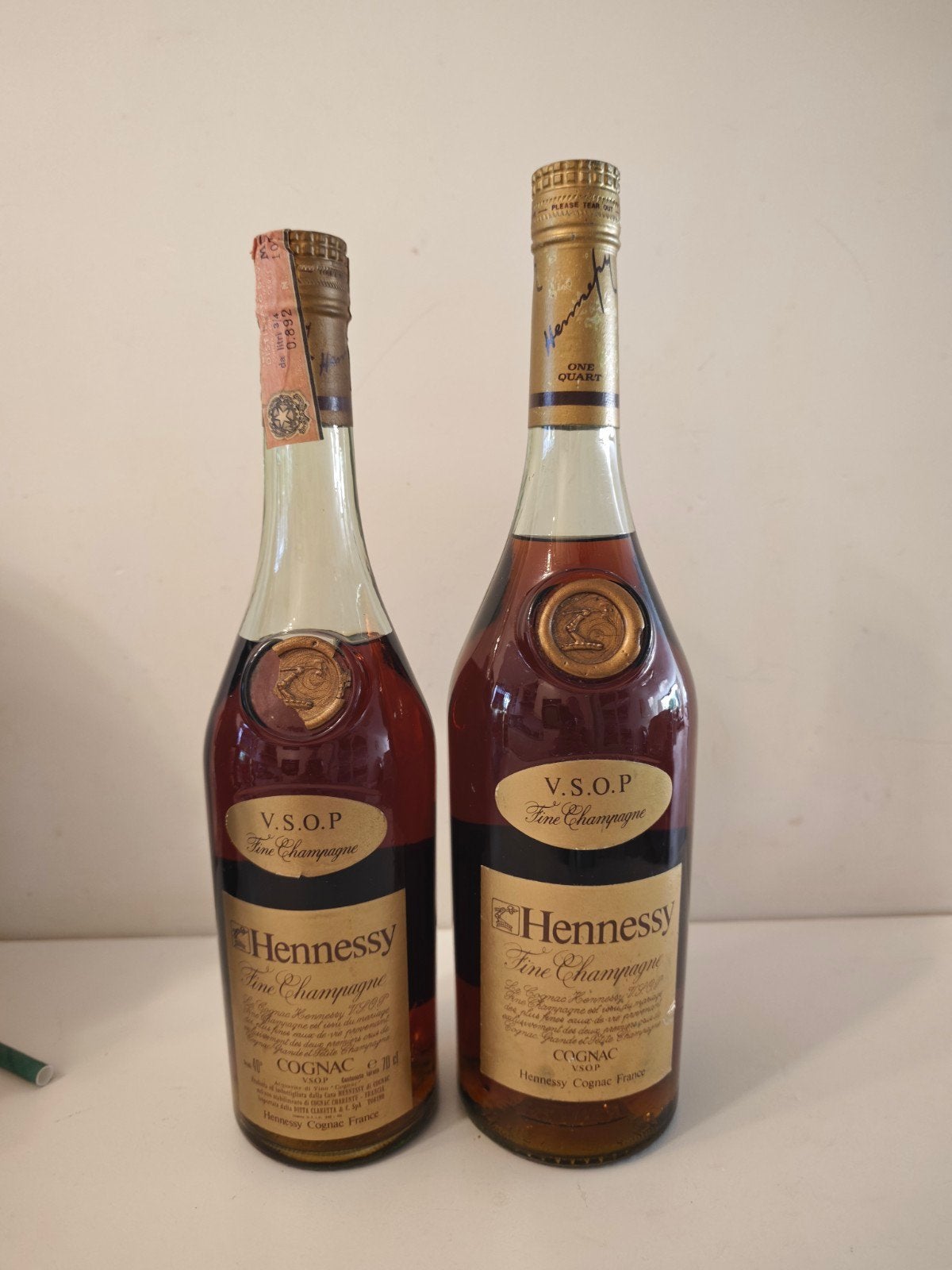 Hennessy V.S.O.P Fine Champagne Cognac (Vintage), Ophalen of Verzenden