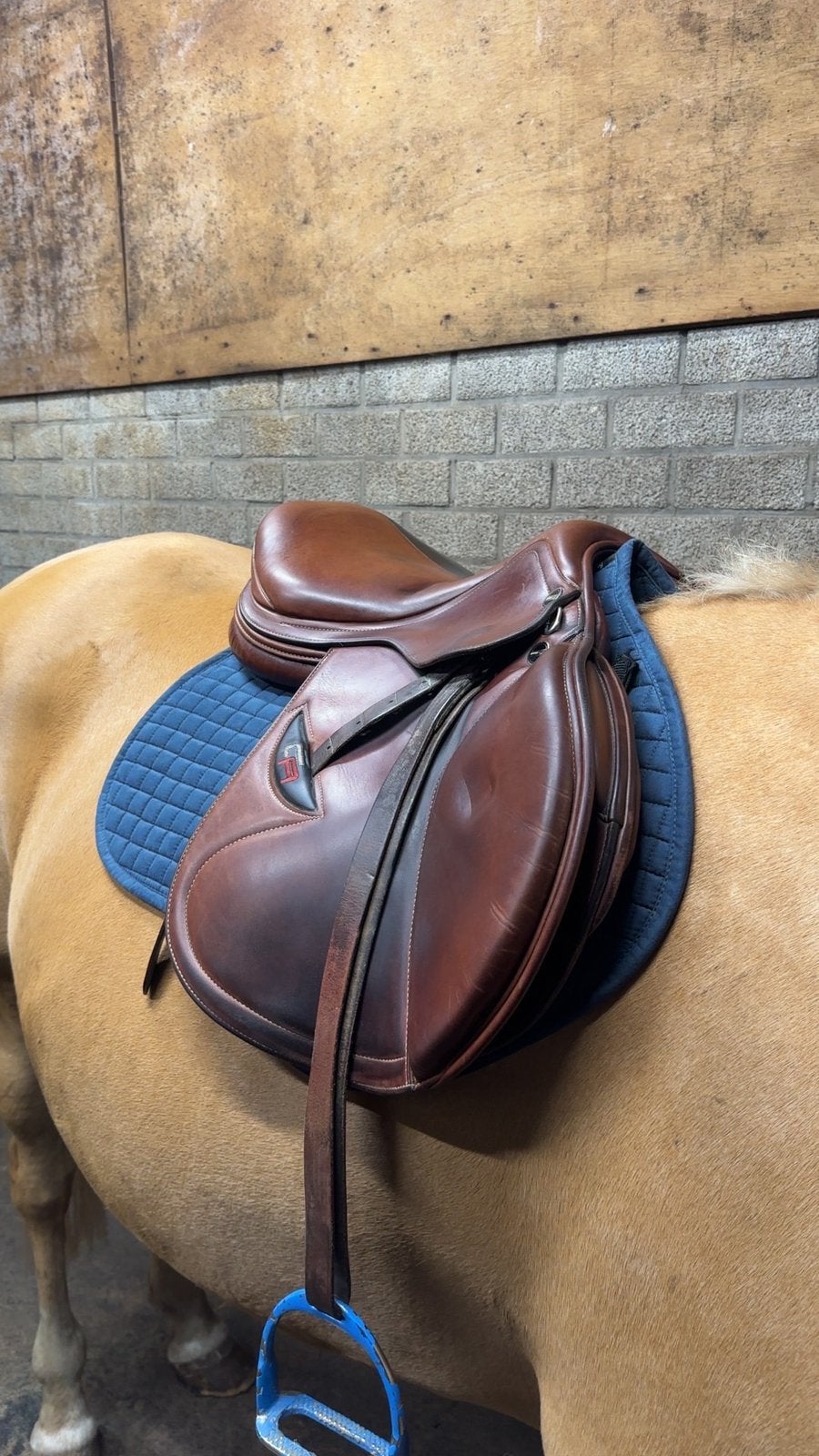Erreplus springzadel 17 inch, Dieren en Toebehoren, Ophalen of Verzenden, Gebruikt, Springen