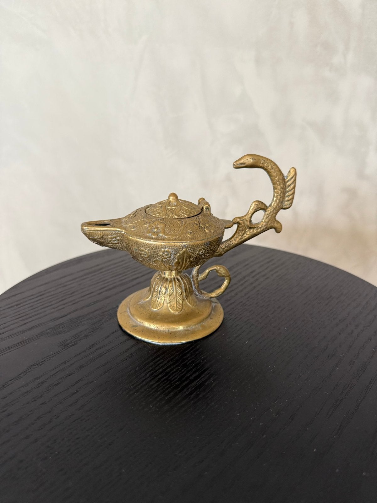 Vintage Messing Aladdin Olielamp - Decoratief, Ophalen of Verzenden