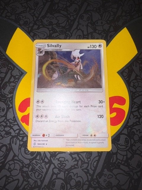silvaly 184/236 holofoil, Ophalen of Verzenden, Zo goed als nieuw, Losse kaart