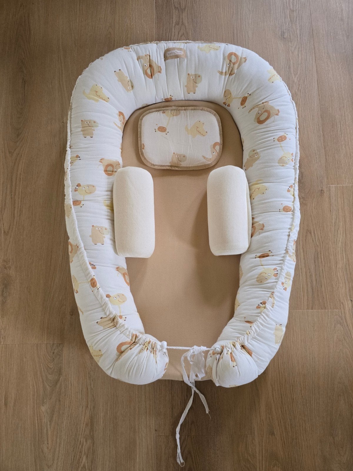 Babynestje Babyjem met schattige dierenprint, Ophalen, Zo goed als nieuw, Overige typen