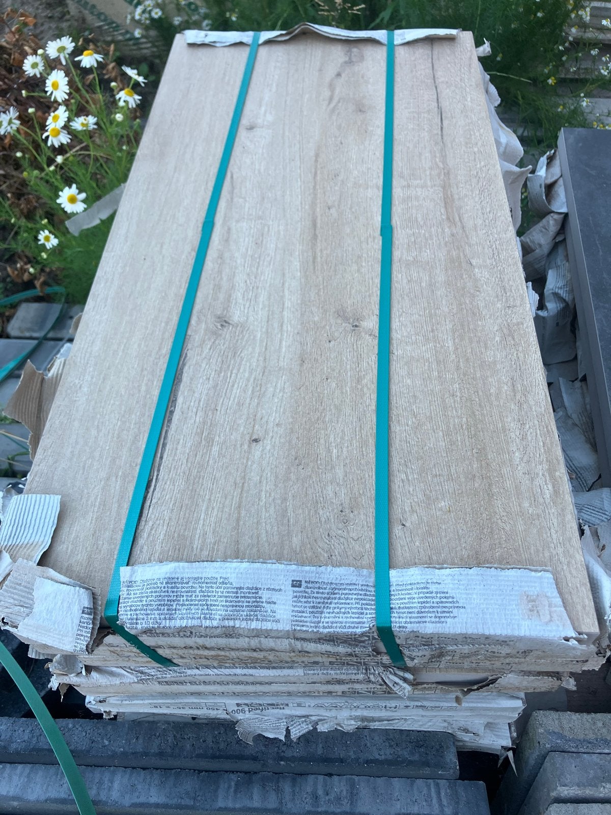 Houtlook tegels - 90x45 cm - Keramiek - Nieuw 7 stuks, Ophalen, 60 cm of meer, 40 tot 60 cm, Keramiek