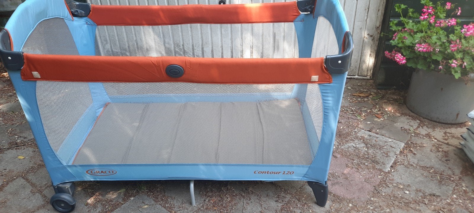 Campingbedje Graco Contour 120 met draagtas, Ophalen, Gebruikt, Reisbedje