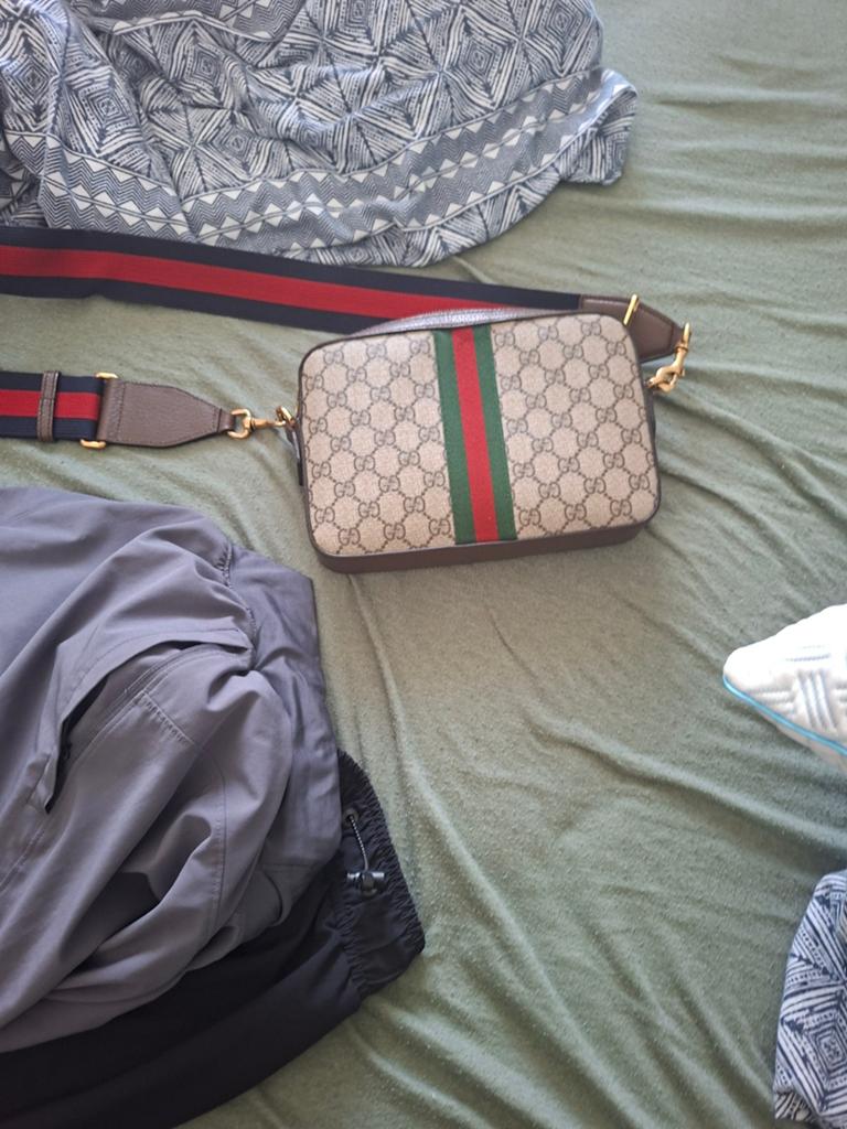 Gucci schoudertas heren, Sieraden, Tassen en Uiterlijk, Ophalen of Verzenden, Zo goed als nieuw, Zwart