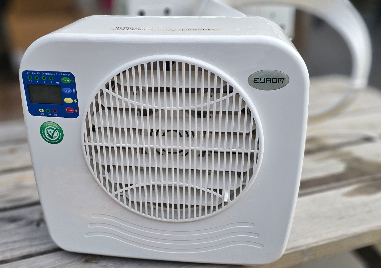 Eurom AC2401 caravan airco split unit, Ophalen, Zo goed als nieuw