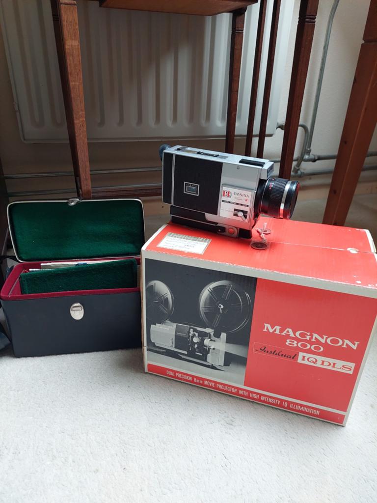 Film camera en projector, Ophalen