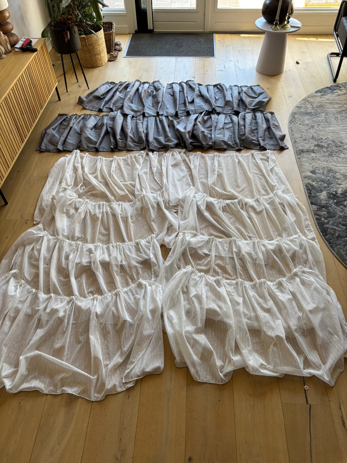 Complete set gordijn voor de caravan, Caravans en Kamperen, Ophalen of Verzenden, Zo goed als nieuw