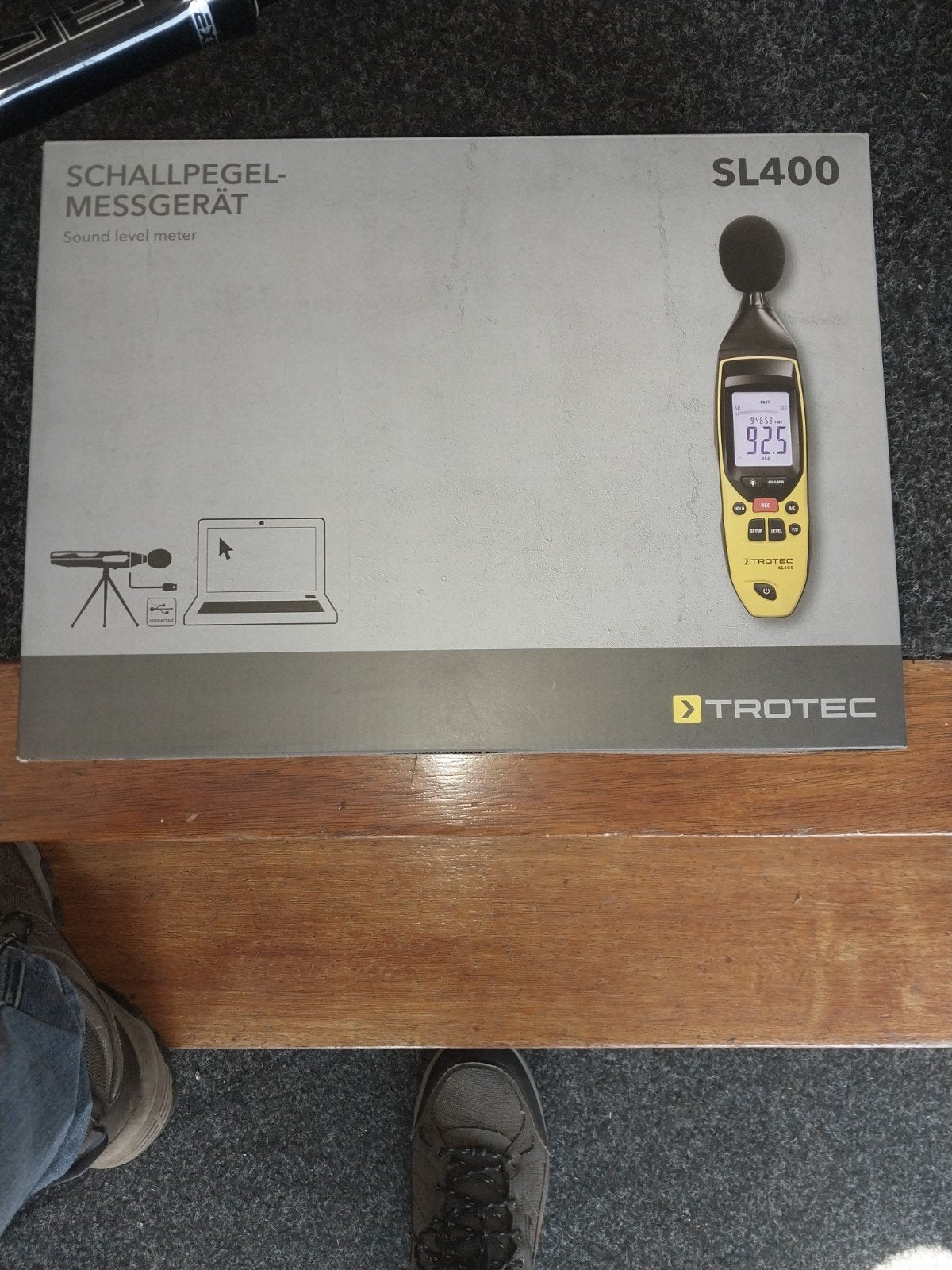 Trotec SL400 Geluidsniveaumeter -  nieuw, Ophalen of Verzenden, Zo goed als nieuw, Geluid