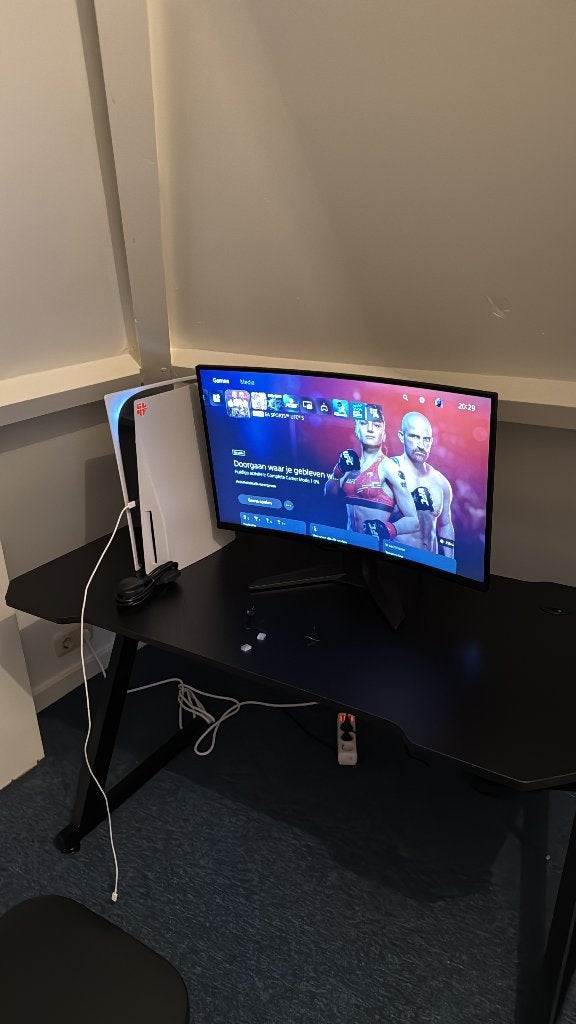 Reno gamebureau, Ophalen, Zwart, Nieuw, Gamingbureau