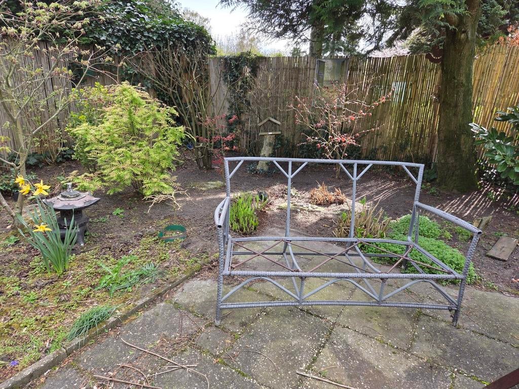 Geraamte wickerbankje, 1.20m, Ophalen of Verzenden
