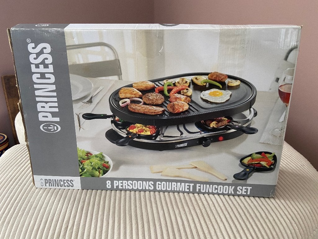8 persoons gourmet set, Witgoed en Apparatuur, Ophalen of Verzenden, Nieuw, 8 personen of meer