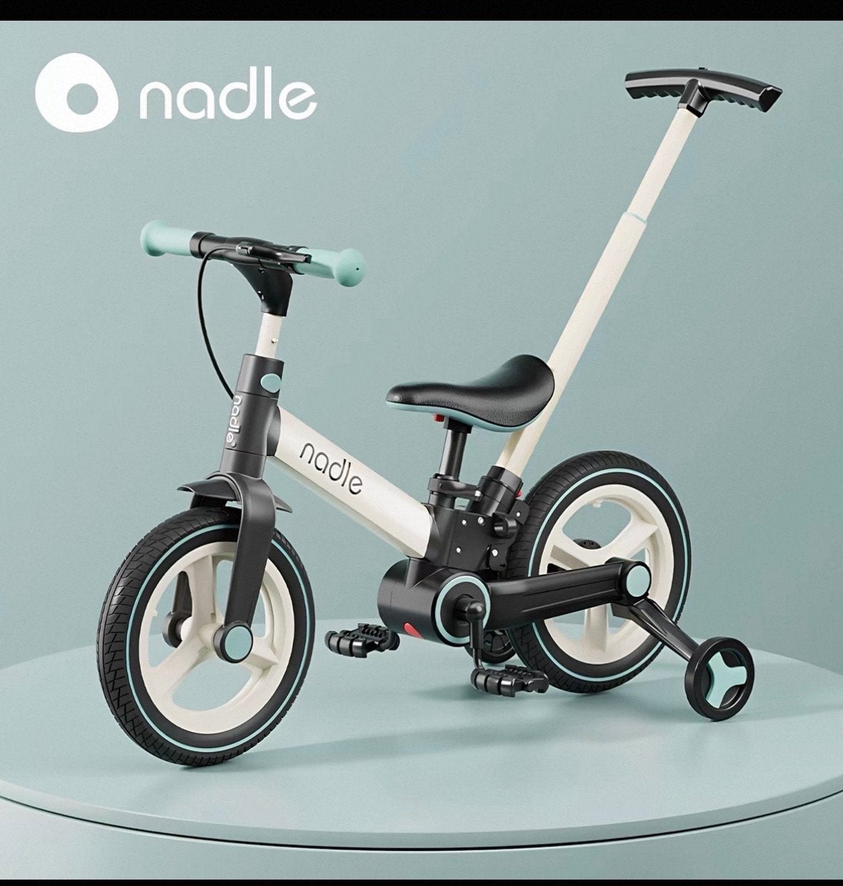 Nadle 5-in-1 Kinderfiets: Loopfiets, Driewieler, Fiets met z, Terugtraprem, Zijwieltjes, 16 tot 20 inch, Ophalen of Verzenden