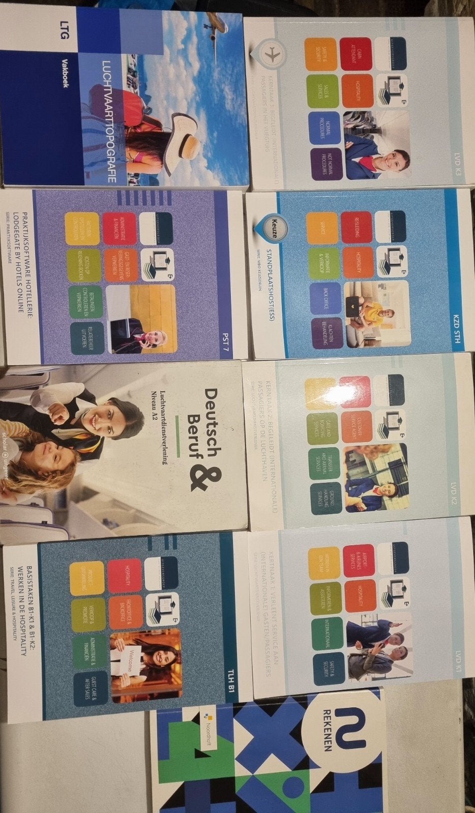 Te koop: studieboeken MBO4 Luchtvaartdienstverlening, Ophalen of Verzenden, Beta, Zo goed als nieuw, MBO