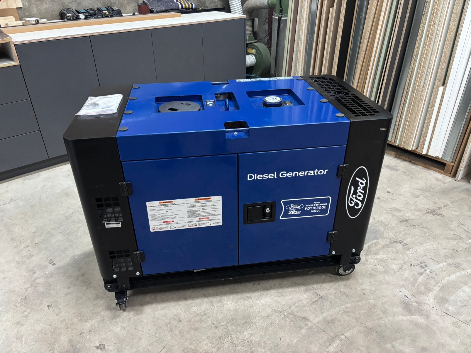 Ford 20,0 KVA diesel generator, BJ: 2025, model: FDT16300E, Ophalen, Elektrisch startend, Dieselolie, Nieuw