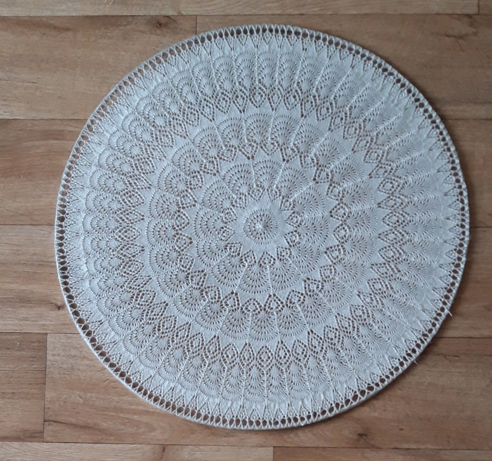 wanddecoratie  (Mandala)  63 cm, Ophalen of Verzenden, Zo goed als nieuw, Textiel