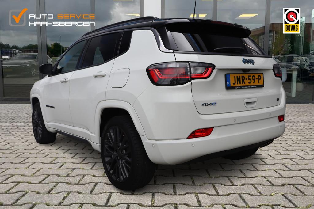 Jeep Compass 4xe 240 Plug-in Hybrid Electric S | ACC | Camer, Auto's, Automaat, 4 cilinders, Wit, Bedrijf