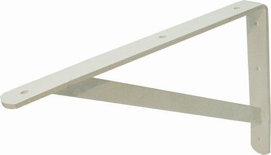 Plankdrager Zwaar 250x400mm Staal Wit, Ophalen, Wit, Nieuw, 50 tot 100 cm