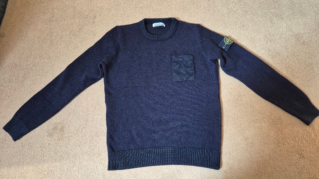Trui sweater Stone Island marine, Blauw, Maat 56/58 (XL), Ophalen of Verzenden, Stone Island
