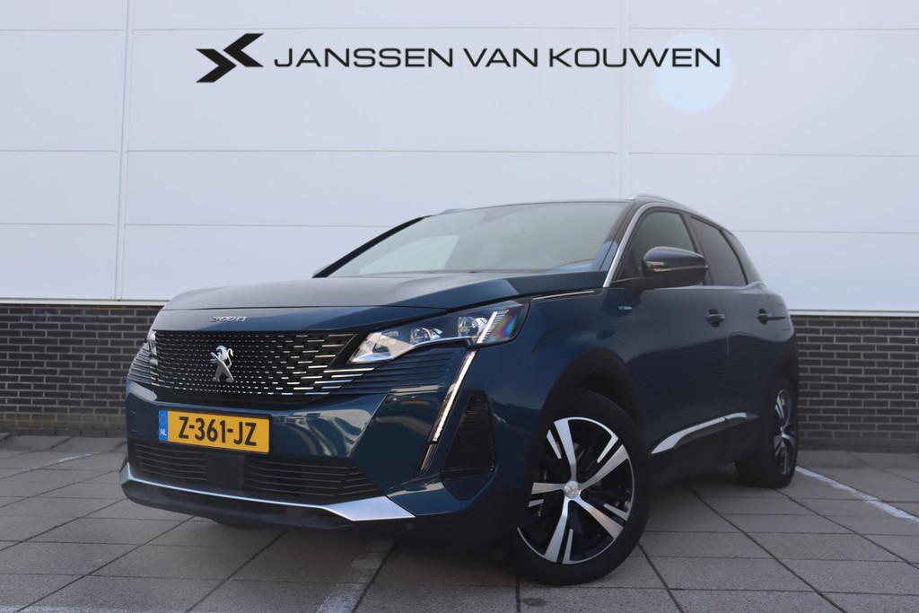 Peugeot 3008 1.6 HYbrid 225 GT * PHEV * Stoelverwarming * El, Auto's, Peugeot, Blauw, Leder en Stof, Plug-in hybride, Hybride Elektrisch/Benzine