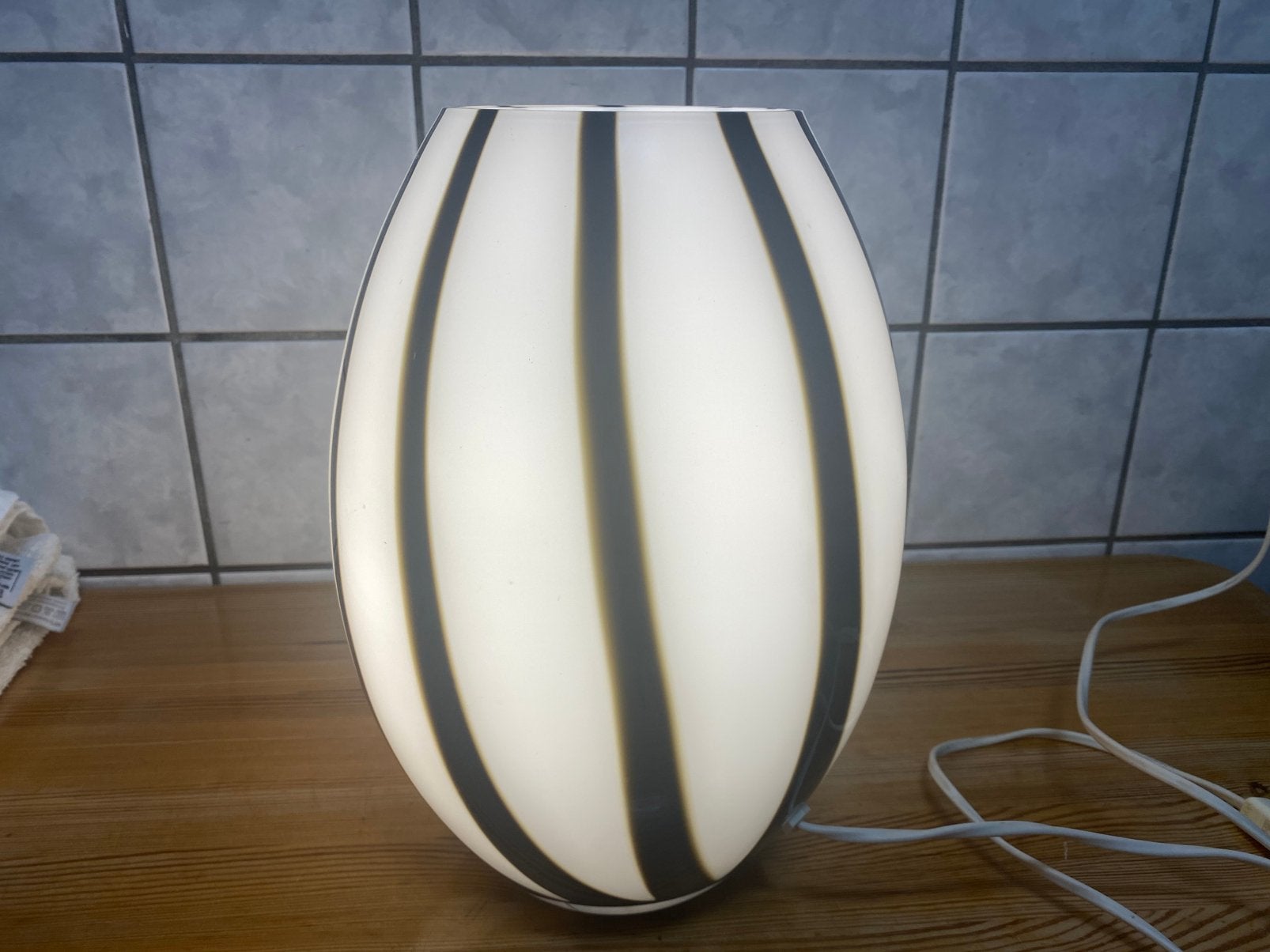 Volux staande lamp uit Italie vaste prijs 69 euro, Ophalen of Verzenden, Zo goed als nieuw, Glas