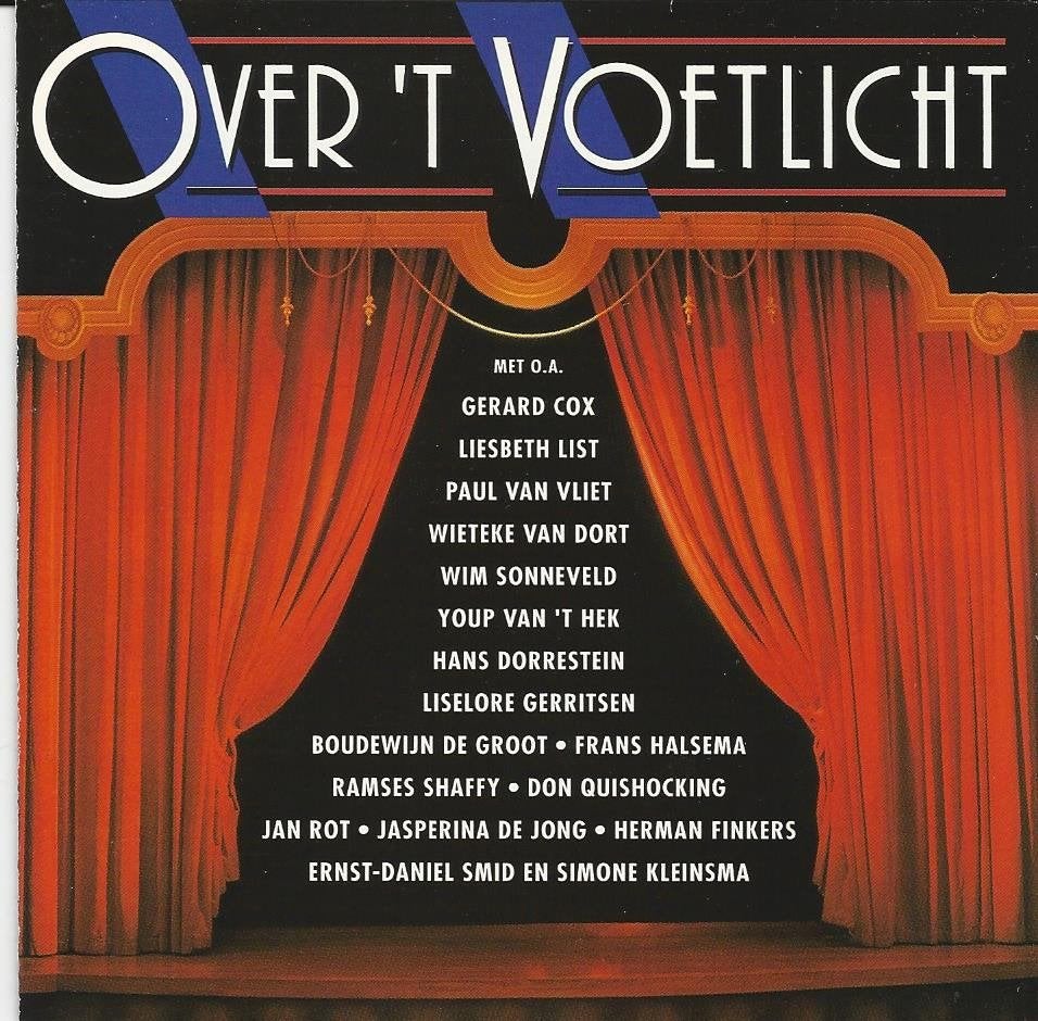 Over 't voetlicht oa. Don Quishocking,Shaffy,List,Cox = 2,99, Ophalen of Verzenden, Zo goed als nieuw, Cabaret of Kleinkunst