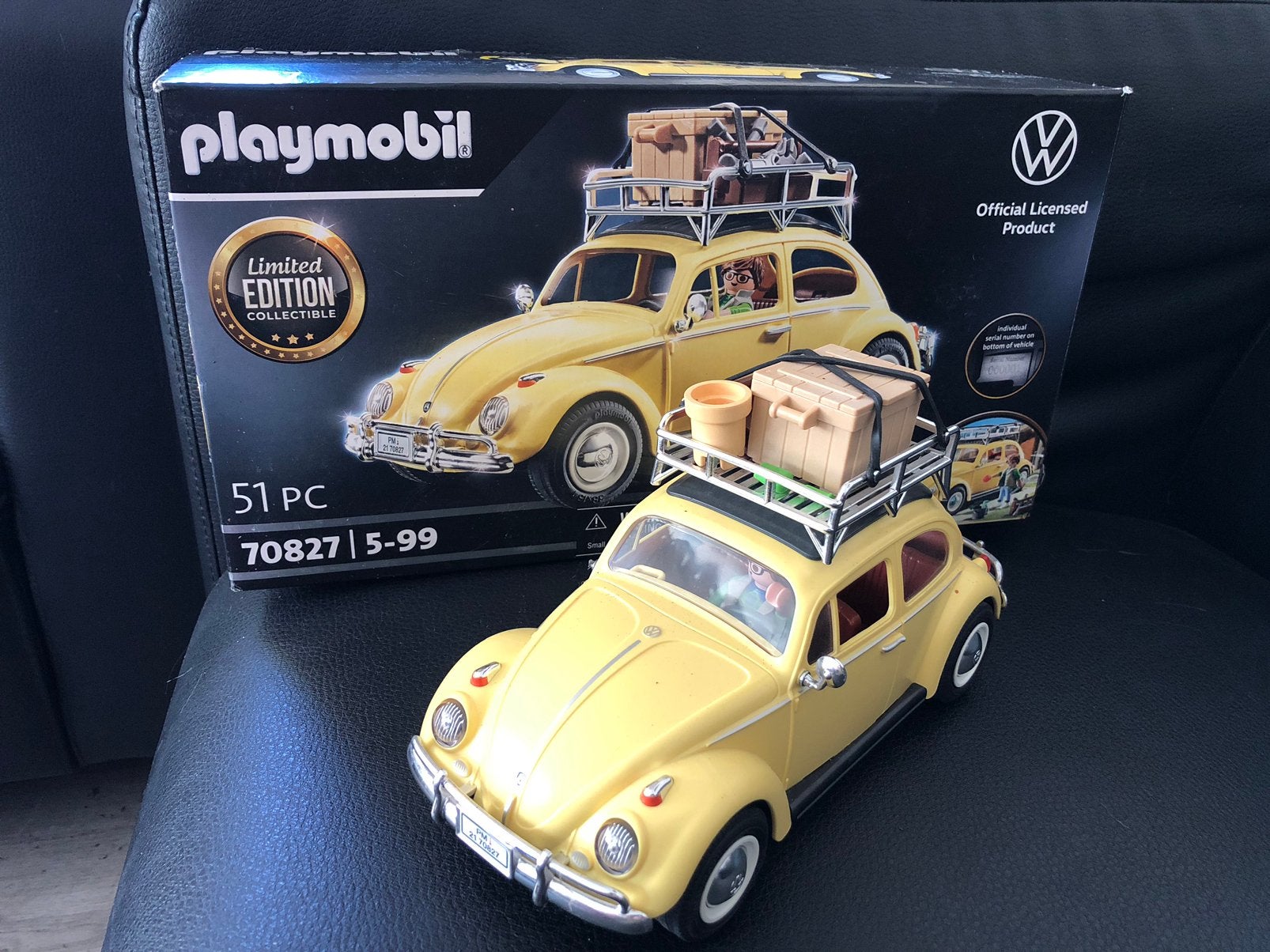 Playmobil 70827, Gele VW Kever, Limited Edition, Ophalen, Zo goed als nieuw