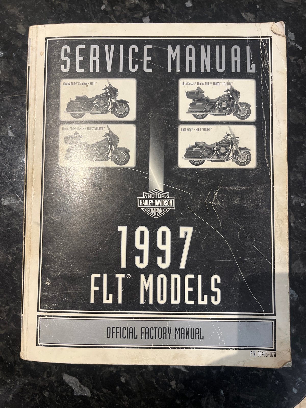 Harley-Davidson Service Manual 1997 FLT Modellen, Ophalen, Harley-Davidson of Buell