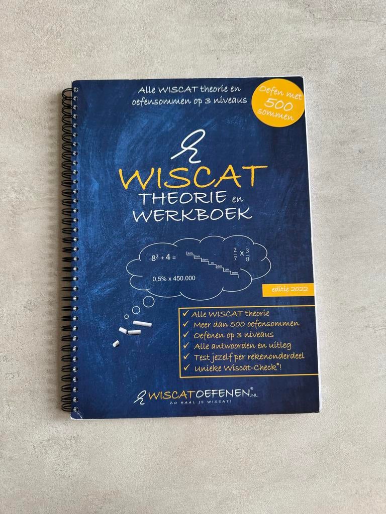 WISC-AT Theorie en Werkboek - Editie 2022, Ophalen of Verzenden, Beta, Zo goed als nieuw, Overige niveaus