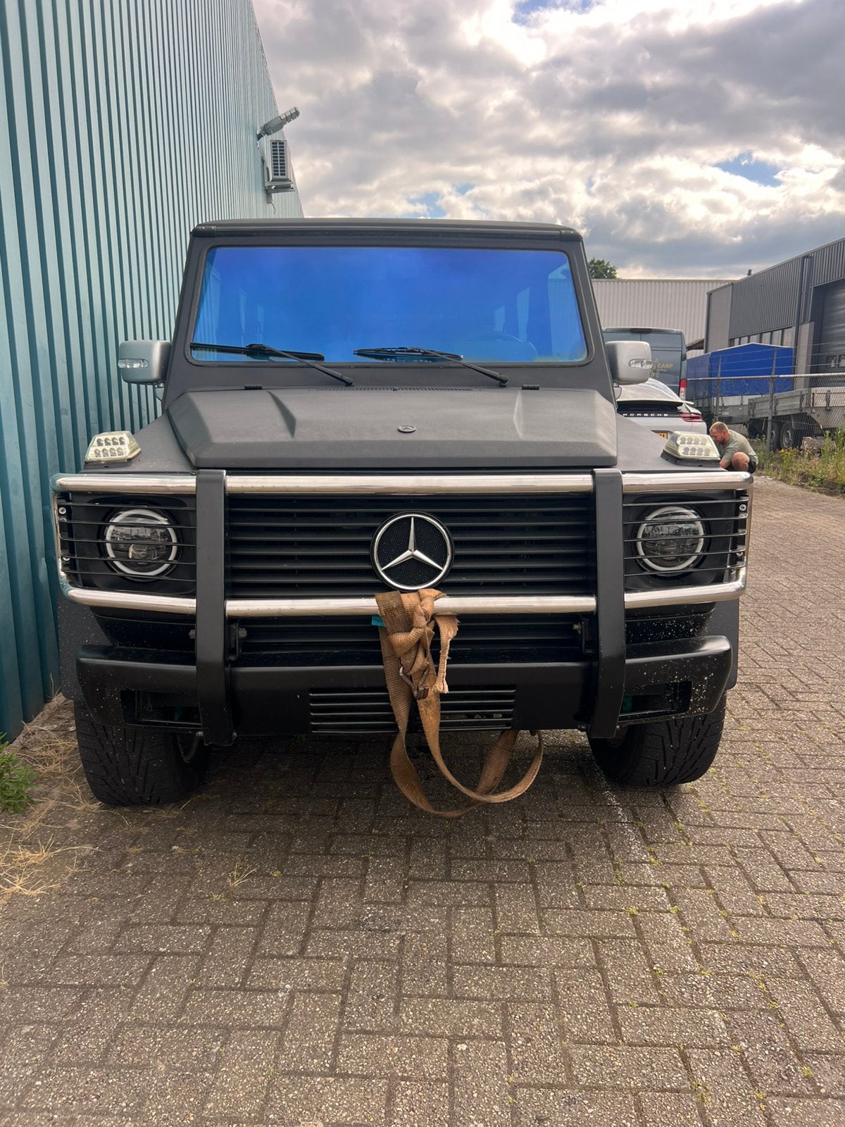 Mercedes-Benz G klasse 280 ge 1984 9 pers oldtimer, Stof, 2717 cc, Zwart, Bruin
