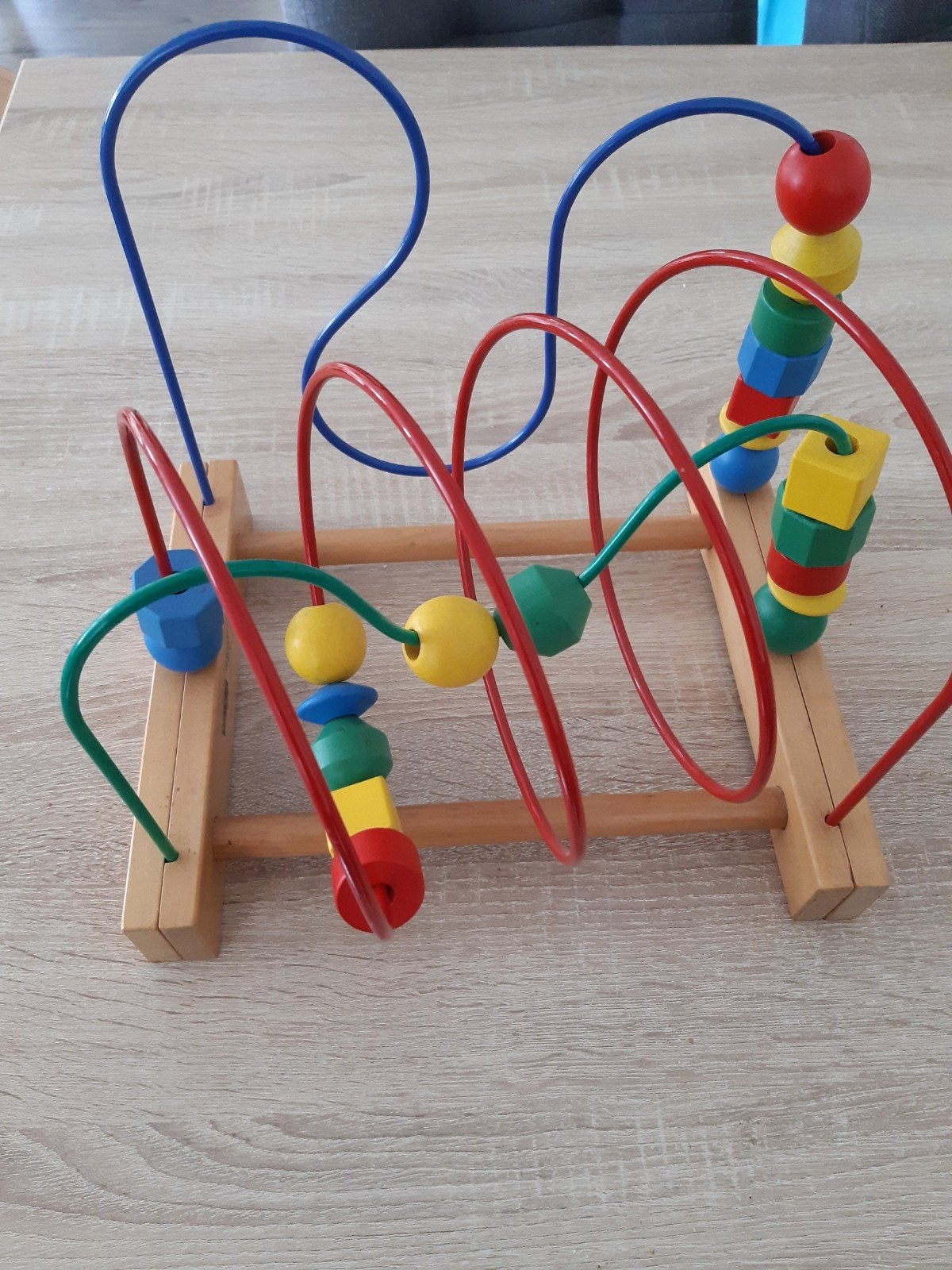 Houten kralenspiraal, Ophalen of Verzenden, Gebruikt, Overige typen