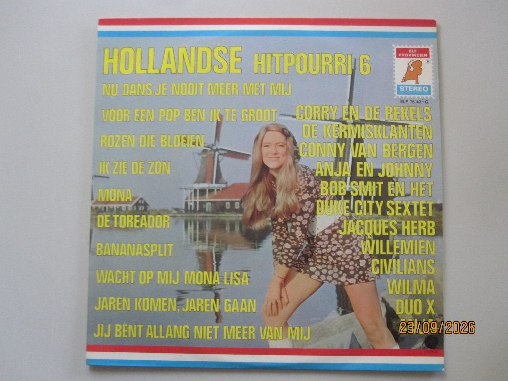 HOLLANDSE HITPOURRI 6 - verzamel - LP, Cd's en Dvd's, LP, Gebruikt, Ophalen of Verzenden, 12 inch