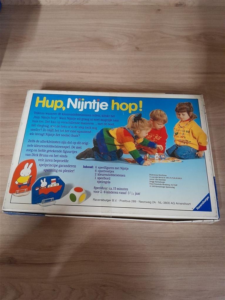 hup nijntje hop - s4458, Hobby en Vrije tijd, Gezelschapsspellen | Bordspellen, Verzenden, Zo goed als nieuw