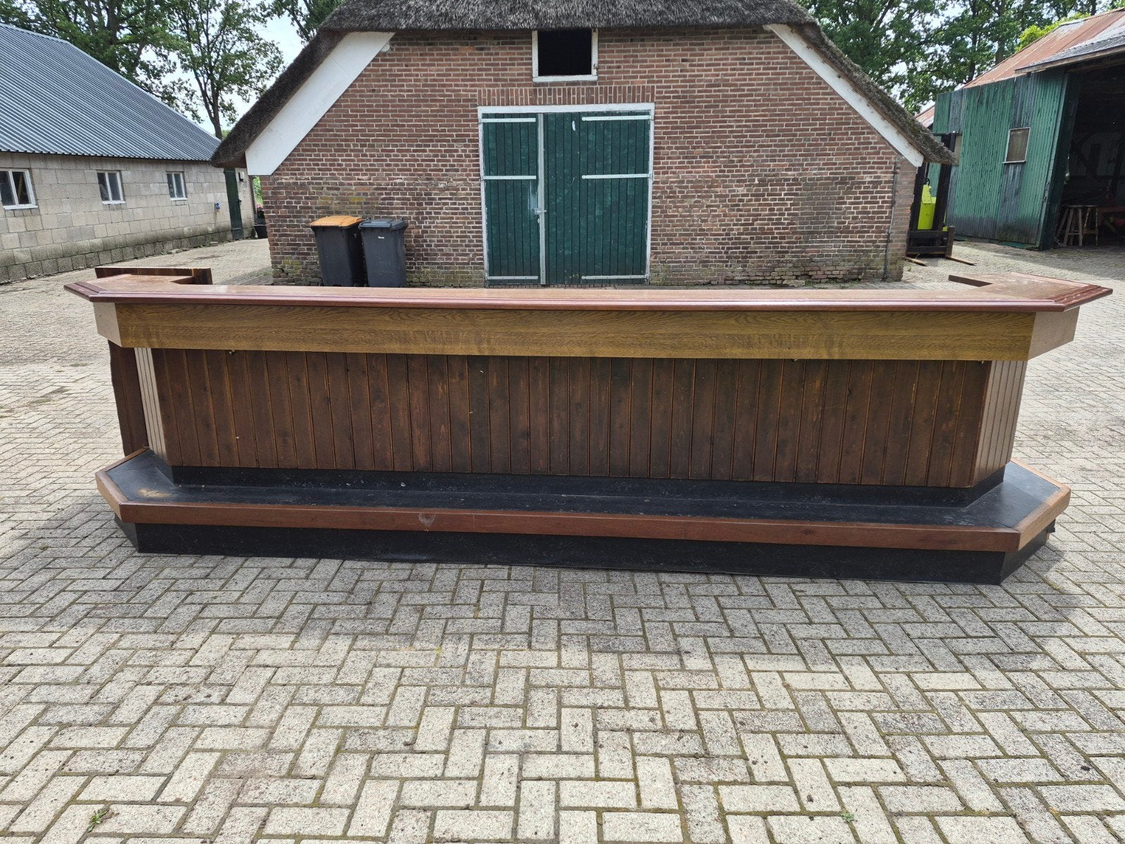 Oude cafebar 4.50 m, Ophalen