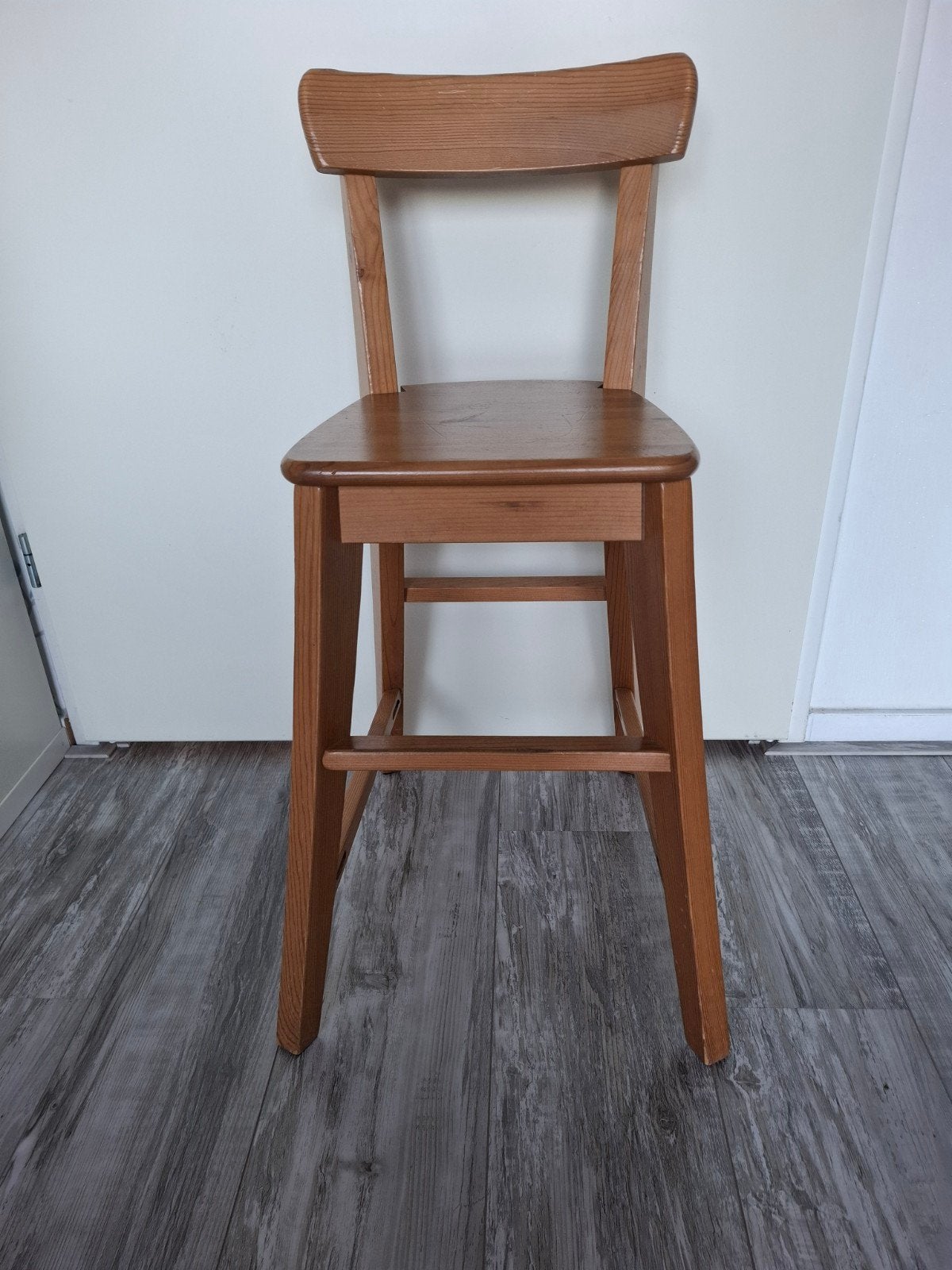 Houten kinderstoel / hoge stoel, Huis en Inrichting, Ophalen, Gebruikt, Bruin, Landelijk, Klassiek