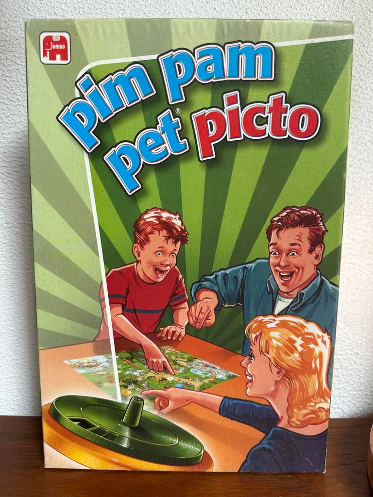 Pim Pam Pet Picto - Compleet en in Zeer Goede Conditie, Drie of vier spelers, Ophalen of Verzenden, Gebruikt