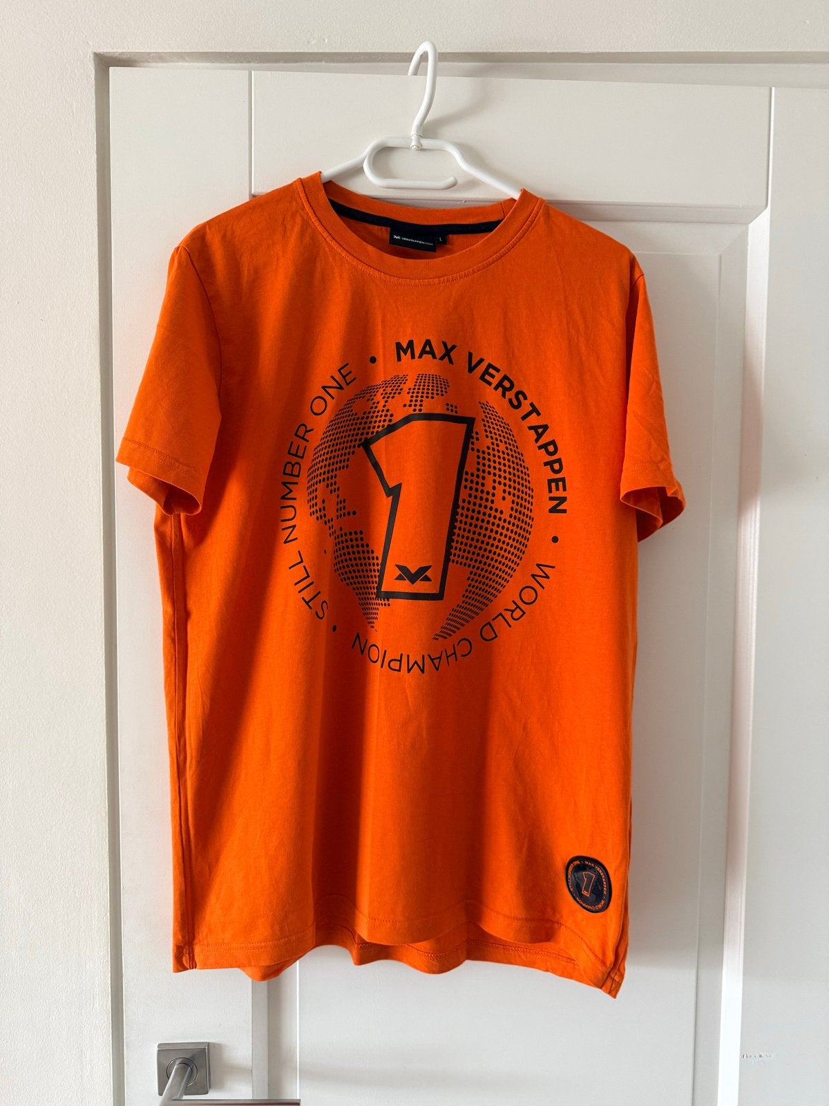 Max Verstappen T-shirt, Ophalen of Verzenden, Gedragen, Maat 52/54 (L), Oranje