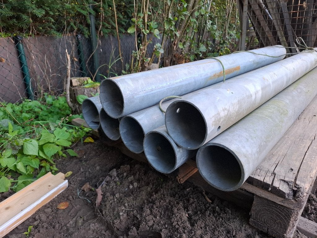 Buizen staal gegalvaniseerd, Ophalen, Overige materialen, Gebruikt, Minder dan 2 meter