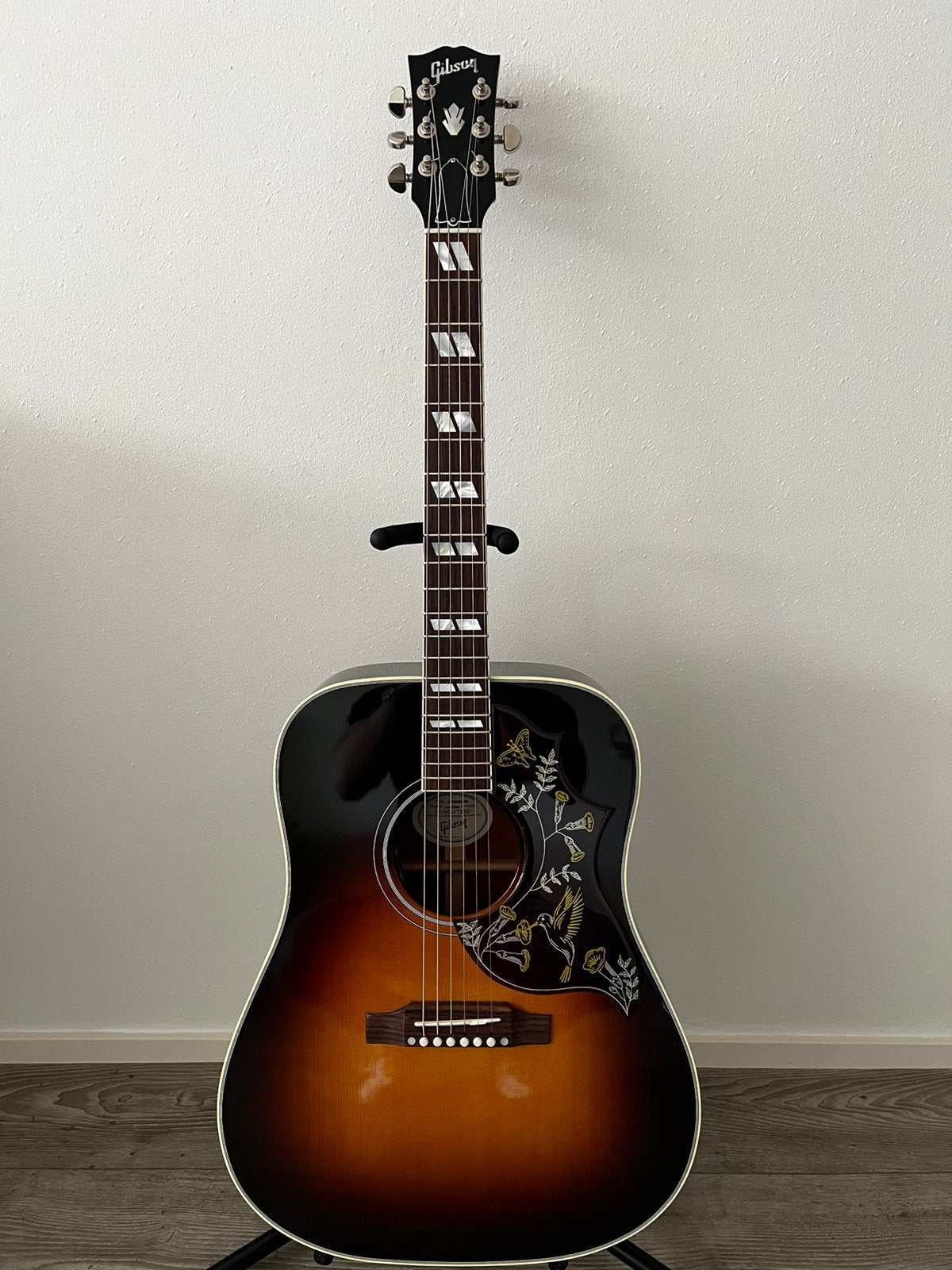 Gibson hummingbird vintage sunburst, Ophalen, Zo goed als nieuw, Western- of Steelstringgitaar