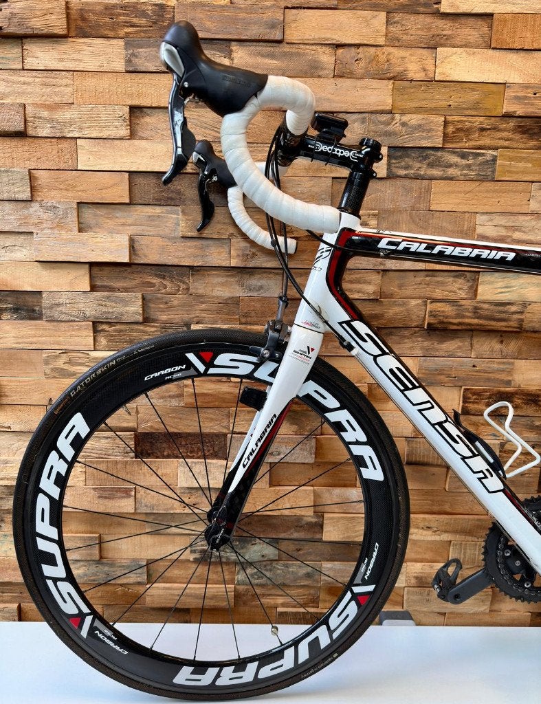 Sensa Calabria Carbon – Supra RC58 Wielen – Maat 58, 28 inch, Carbon, Zo goed als nieuw, 57 tot 61 cm