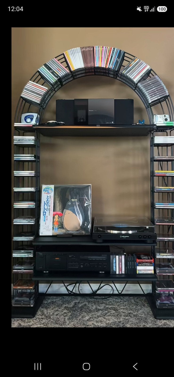 *GEZOCHT* Zwart metalen CD kast., Verzamelen, Ophalen, Overige merken