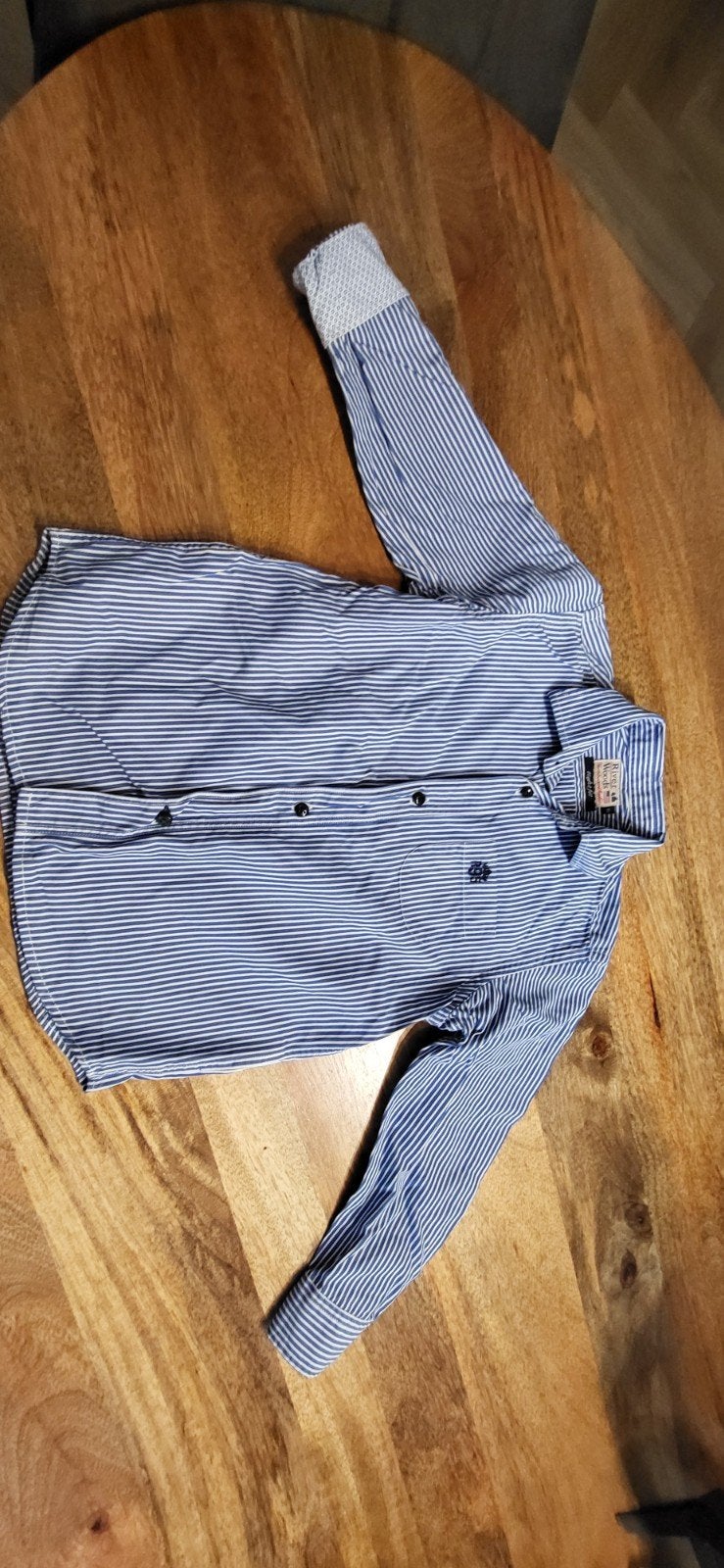 Rivera Woods blouse blauw wit streep, Ophalen of Verzenden, Jongen