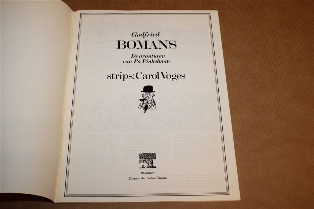 De Avonturen van Pa Pinkelman — Bomans, Strip 1976, Boeken, Eén stripboek, Ophalen of Verzenden, Gelezen