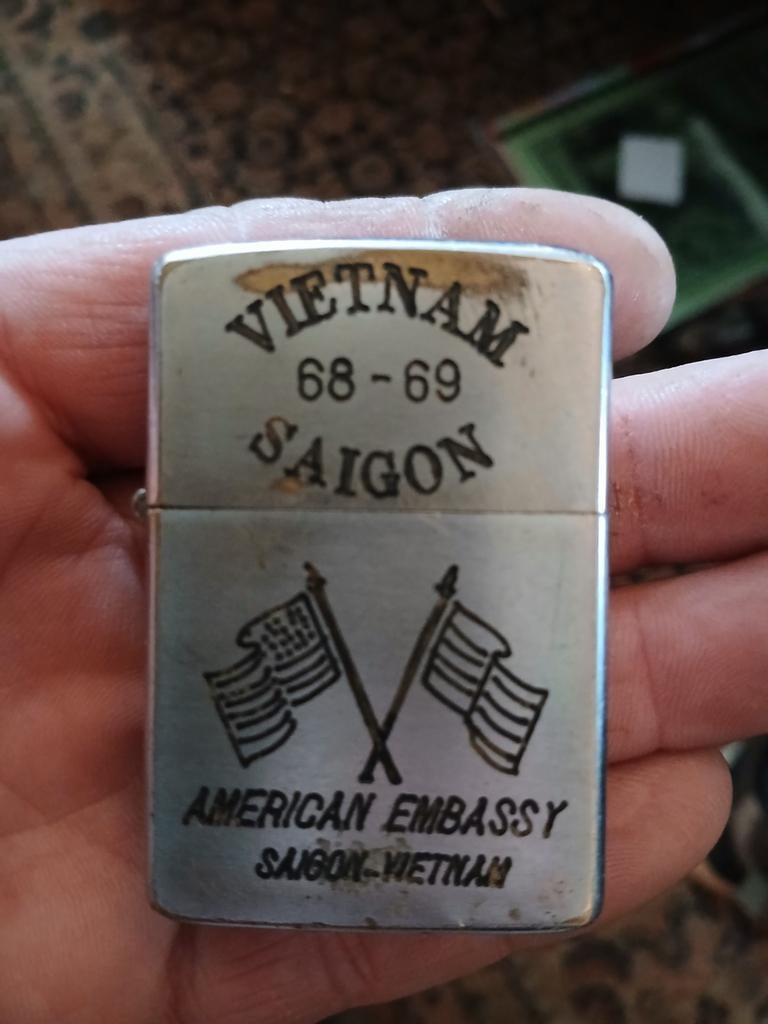Zippo Vietnam oorlog orgineel, Verzamelen, Ophalen of Verzenden, Landmacht, Amerika, Overige typen