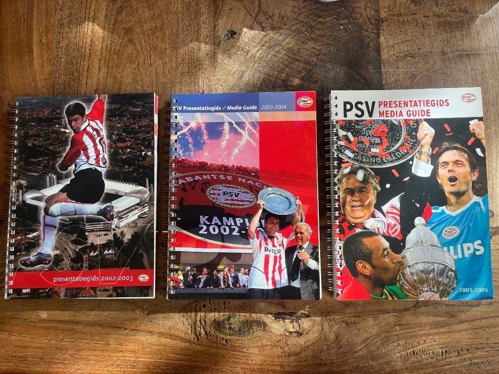 3x PSV presentatiegids, Ophalen of Verzenden, Zo goed als nieuw, PSV, Overige typen