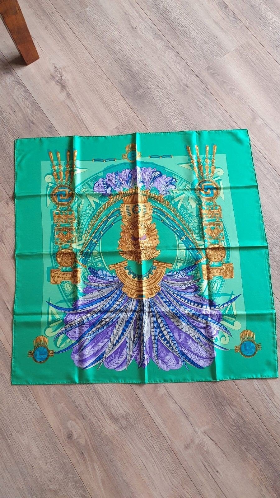 Hermès shawl, Maat 46/48 (XL) of groter, Ophalen of Verzenden, Zo goed als nieuw, Hermès