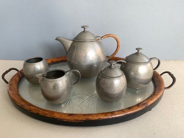 Art Deco theeservies  1930, Antiek en Kunst, Ophalen of Verzenden