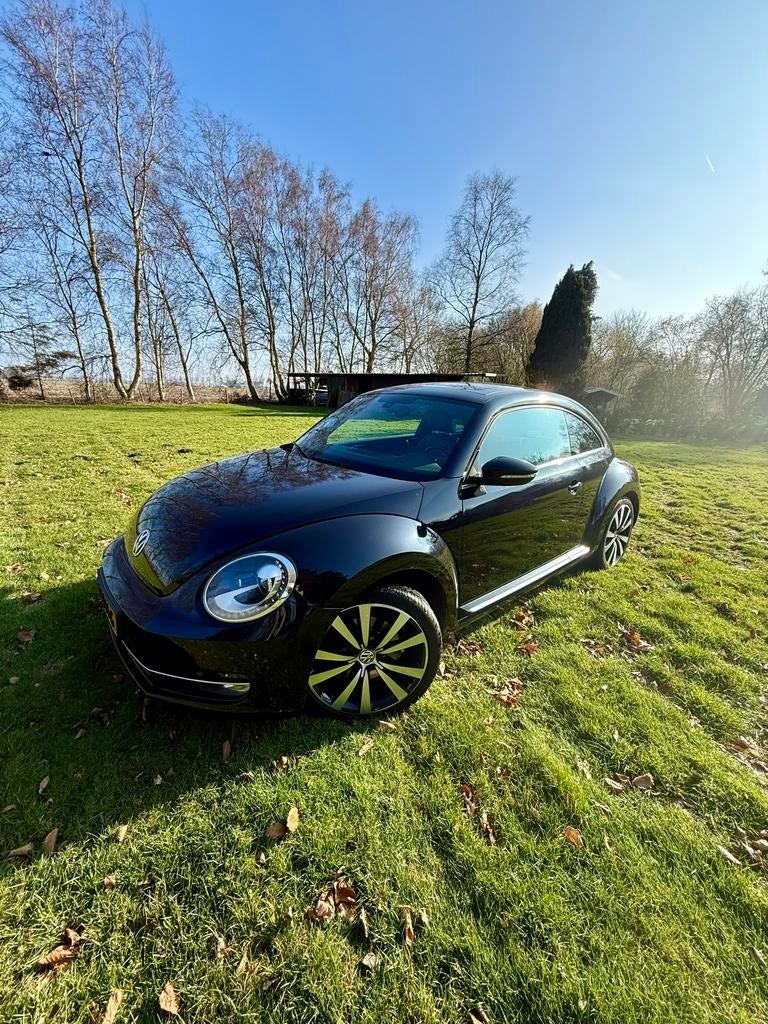 Volkswagen Beetle (Kever) 1.4 TSI 118KW 2014 Zwart., Auto's, Volkswagen, Voorwielaandrijving, 15 km/l, 4 cilinders, Zwart
