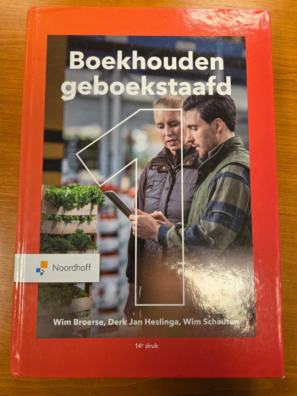Boekhouden Geboekstaafd 1 - Wim Broerse, Derk Jan Heslinga, Ophalen, HBO, Zo goed als nieuw, Gamma