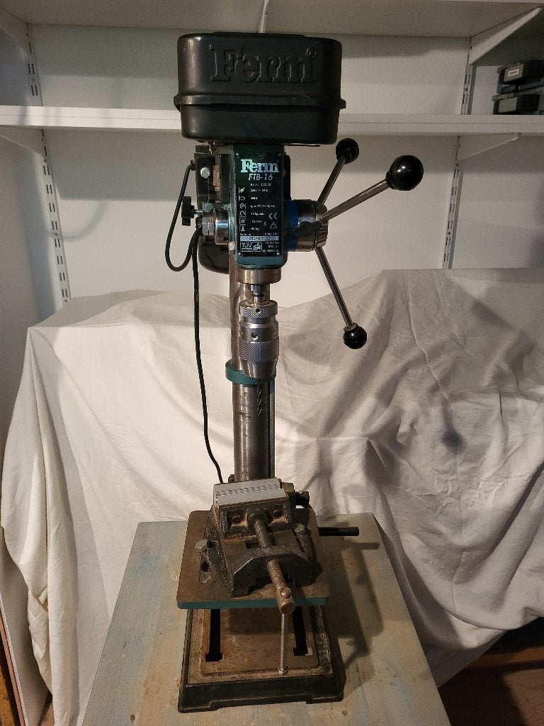 ferm kolomboor, Doe-het-zelf en Verbouw, Ophalen, Gebruikt, Minder dan 400 watt, Kolomboormachine